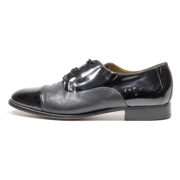BALLY Oxford Shoes Black Leather Mens UK 8