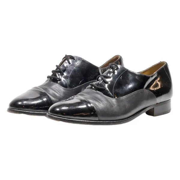 BALLY Oxford Shoes Black Leather Mens UK 8