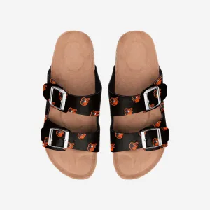 Baltimore Orioles Womens Team Logo Double Buckle Sandal