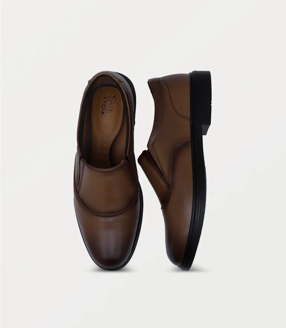 BM6794-BROWN-Men Slip On