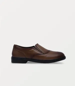 BM6794-BROWN-Men Slip On