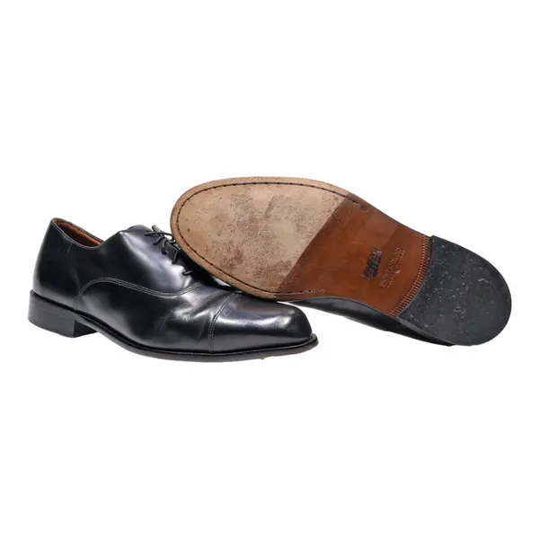 BOSTONIAN Oxford Shoes Black Leather Mens UK 9.5