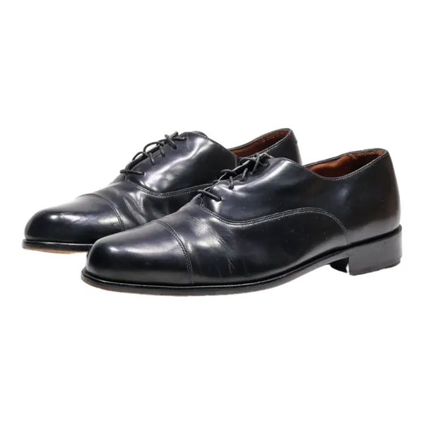 BOSTONIAN Oxford Shoes Black Leather Mens UK 9.5