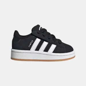 Campus 00s Comfort Closure Elastic Lace Shoes (Core Black   Cloud White   Gum)