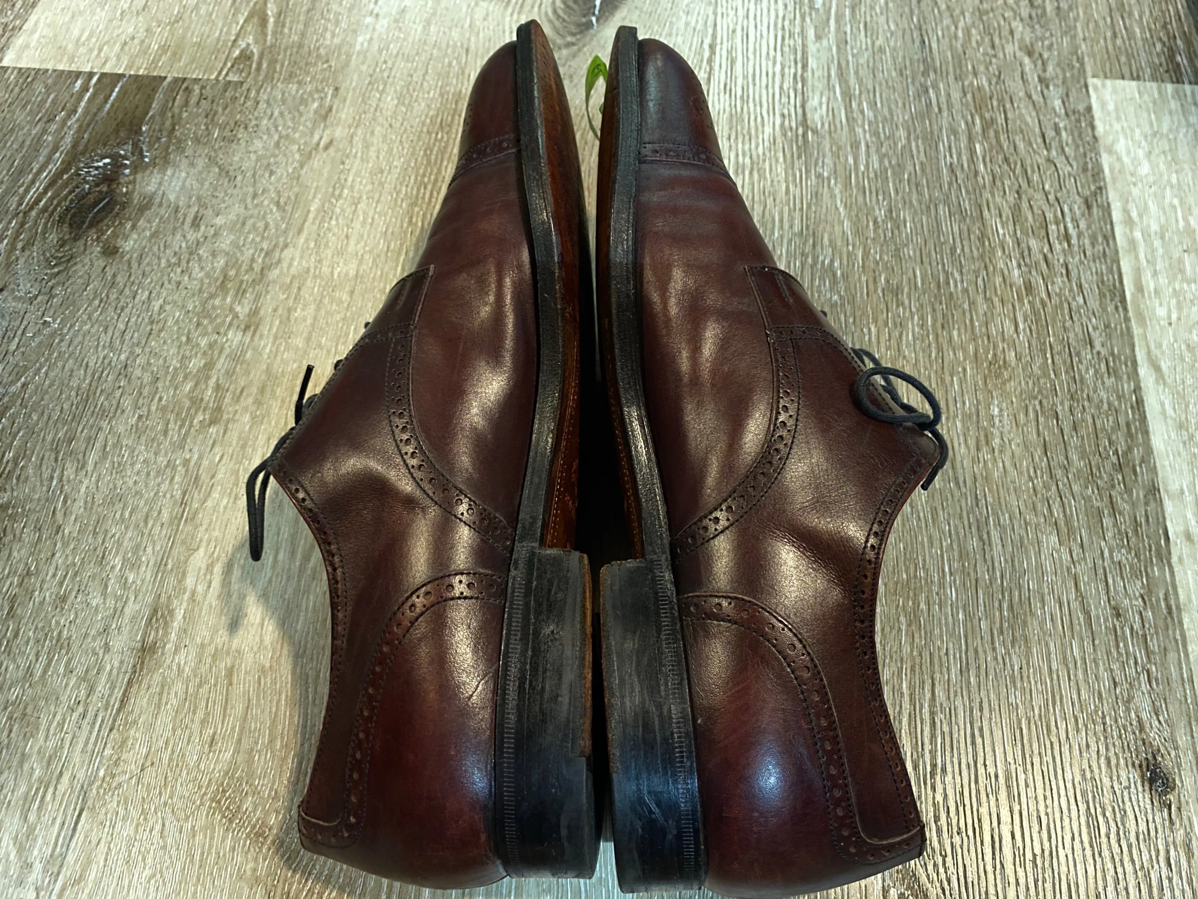 Cap Toe Brogue Red Shoe Derby Shoes 6M 38/39