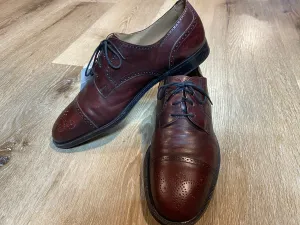 Cap Toe Brogue Red Shoe Derby Shoes 6M 38/39