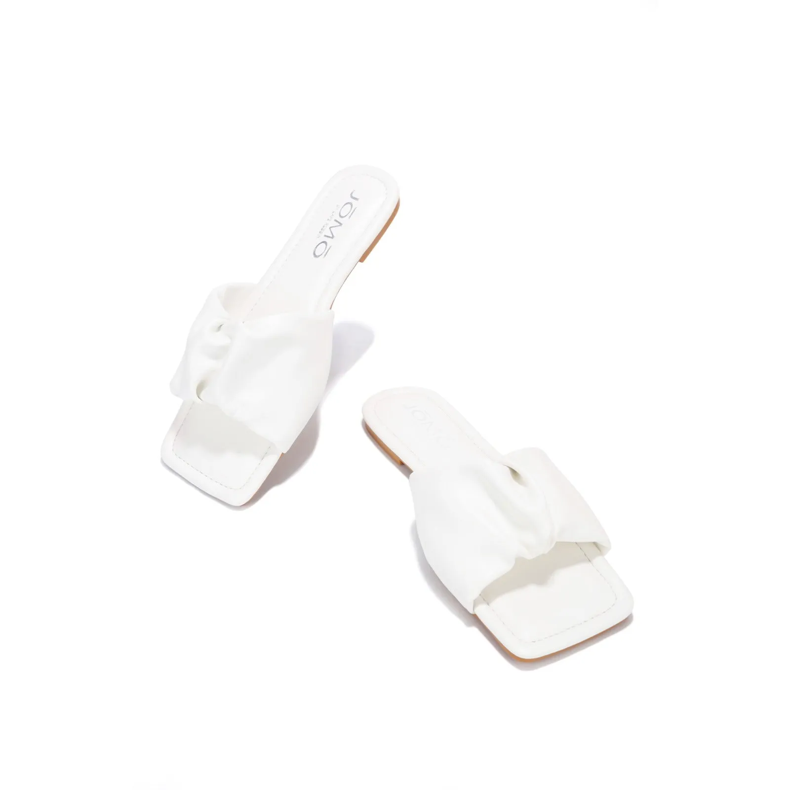 Cape Robbin RANGOON Flat Slip On Sandals Squared Toe Flip Flops Mules Slides