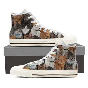 Cat Canvas High Top Shoes Mens