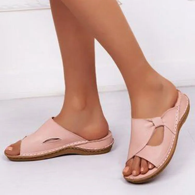 Comfy Retro Roman Beach Sandal Slides