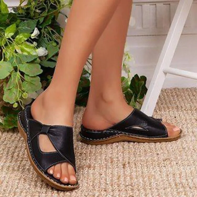 Comfy Retro Roman Beach Sandal Slides