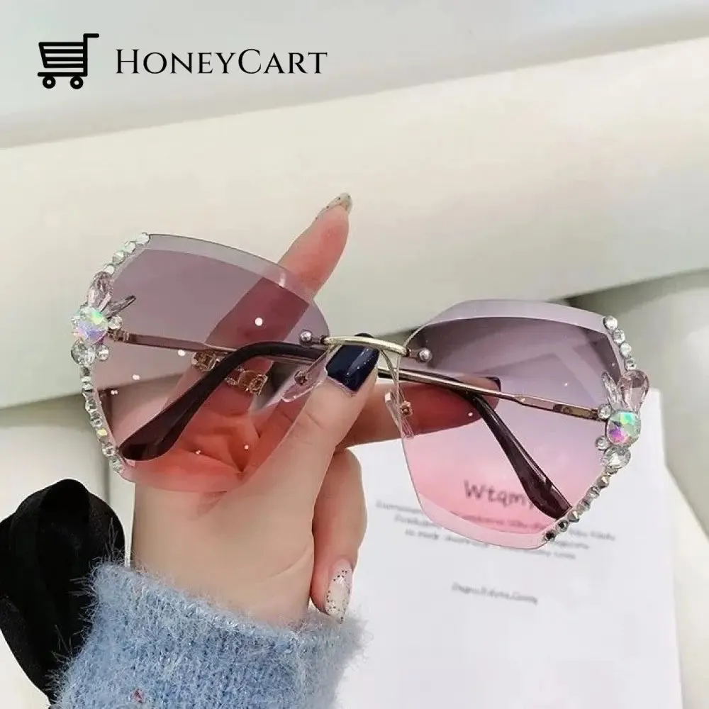 Diamond Sunglasses Woman Sunglasses for Beach Summer