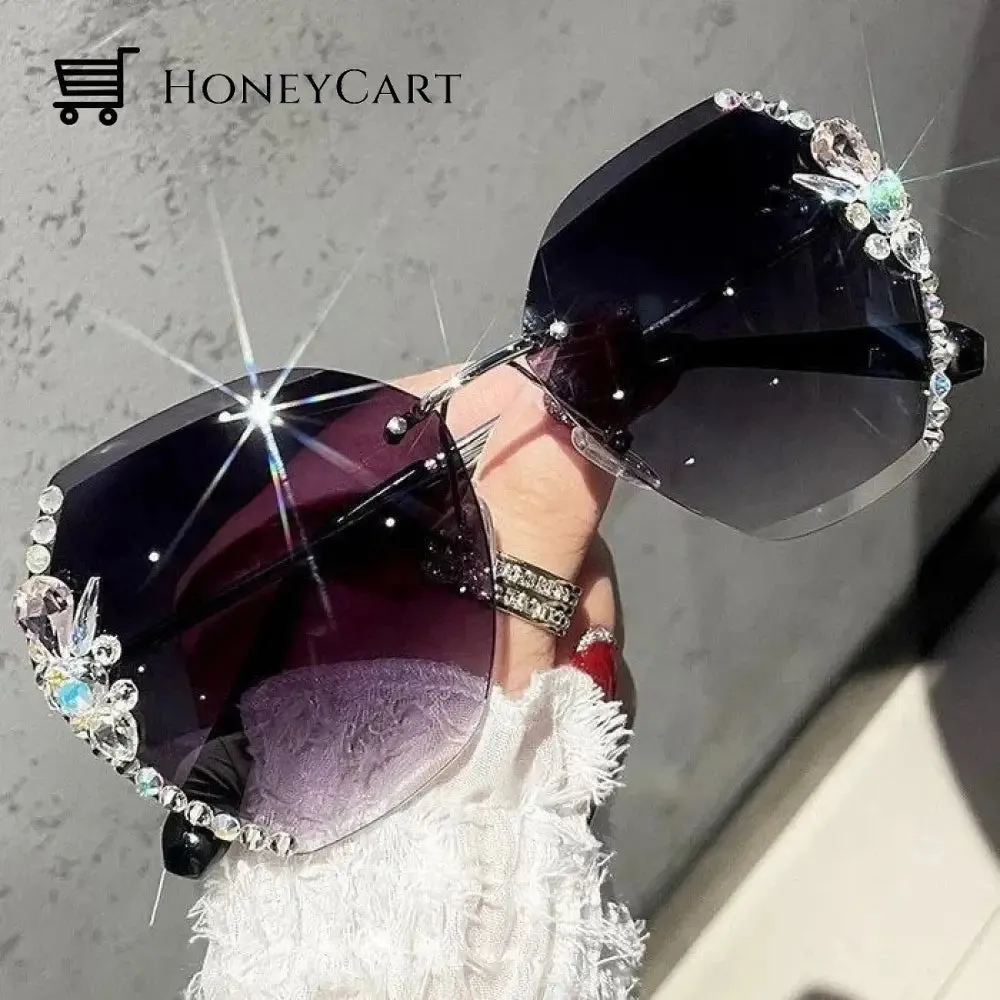 Diamond Sunglasses Woman Sunglasses for Beach Summer