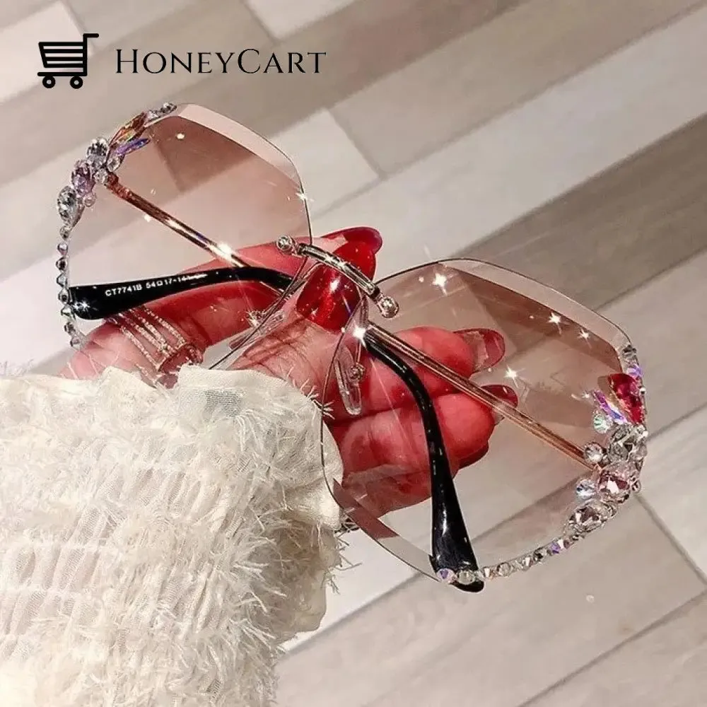Diamond Sunglasses Woman Sunglasses for Beach Summer