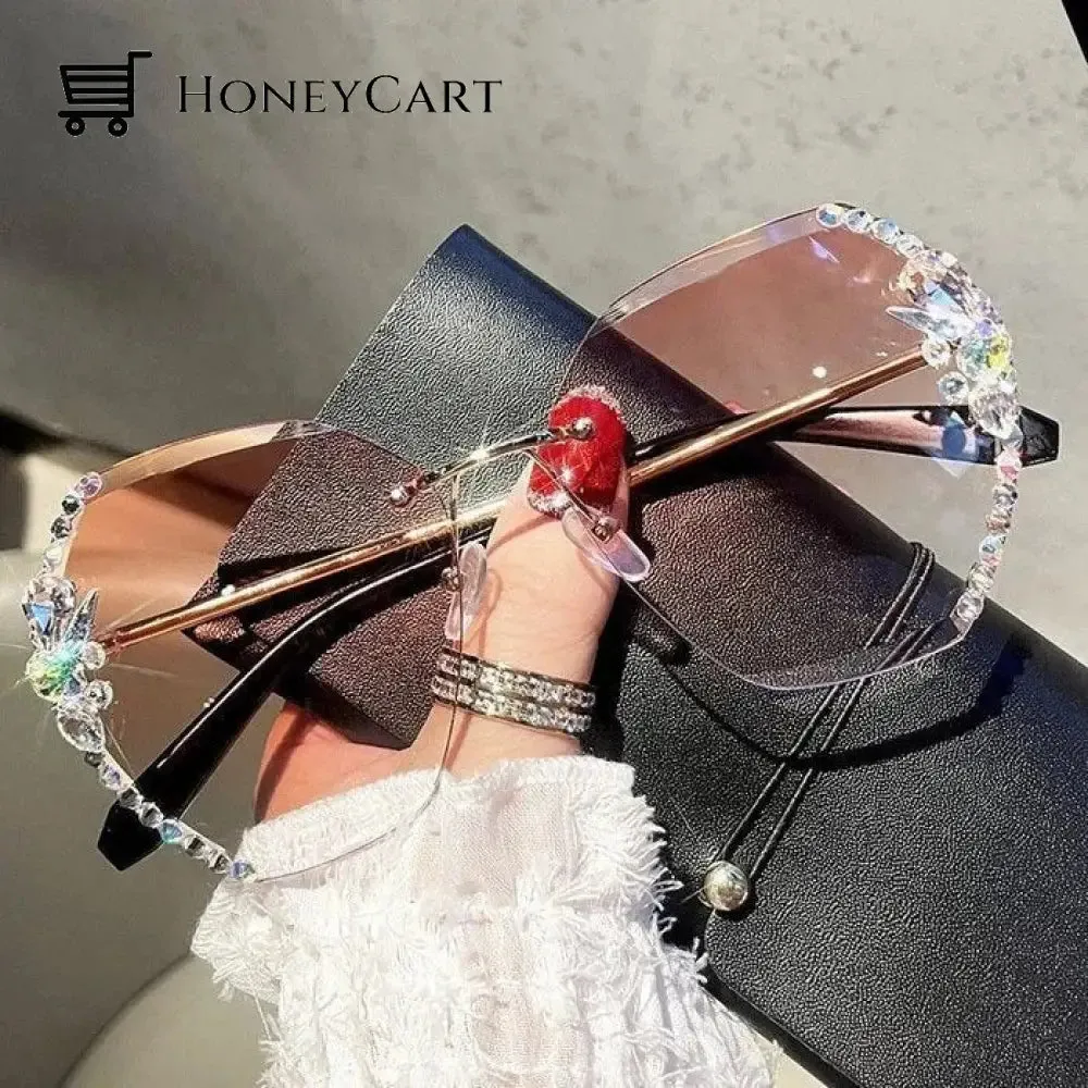 Diamond Sunglasses Woman Sunglasses for Beach Summer