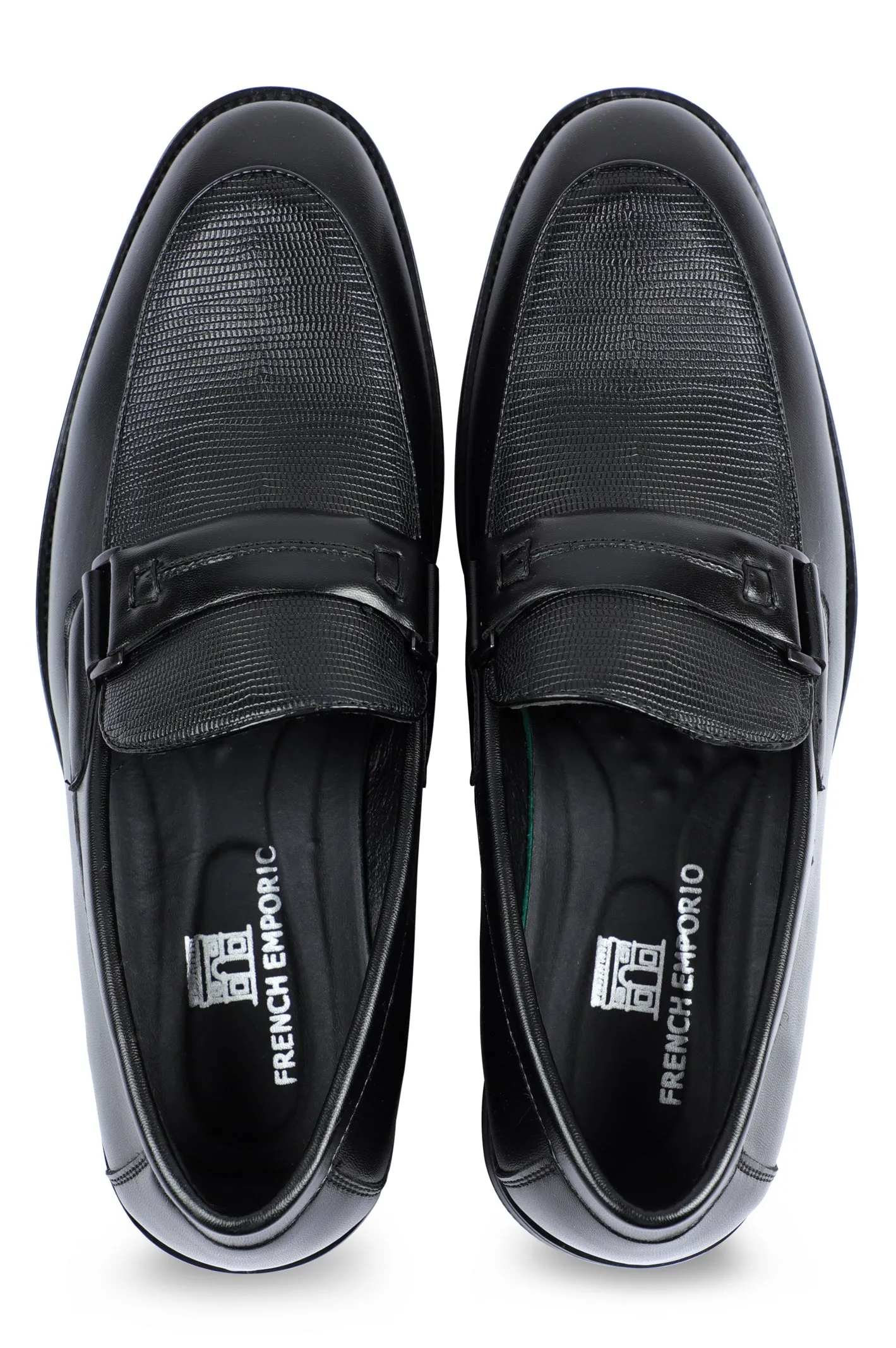 Formal Shoes For Men in Black SKU: SMF-0173-BLACK