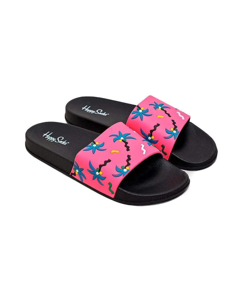 Happy Socks Palm Pattern Flip-Flops