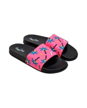 Happy Socks Palm Pattern Flip-Flops
