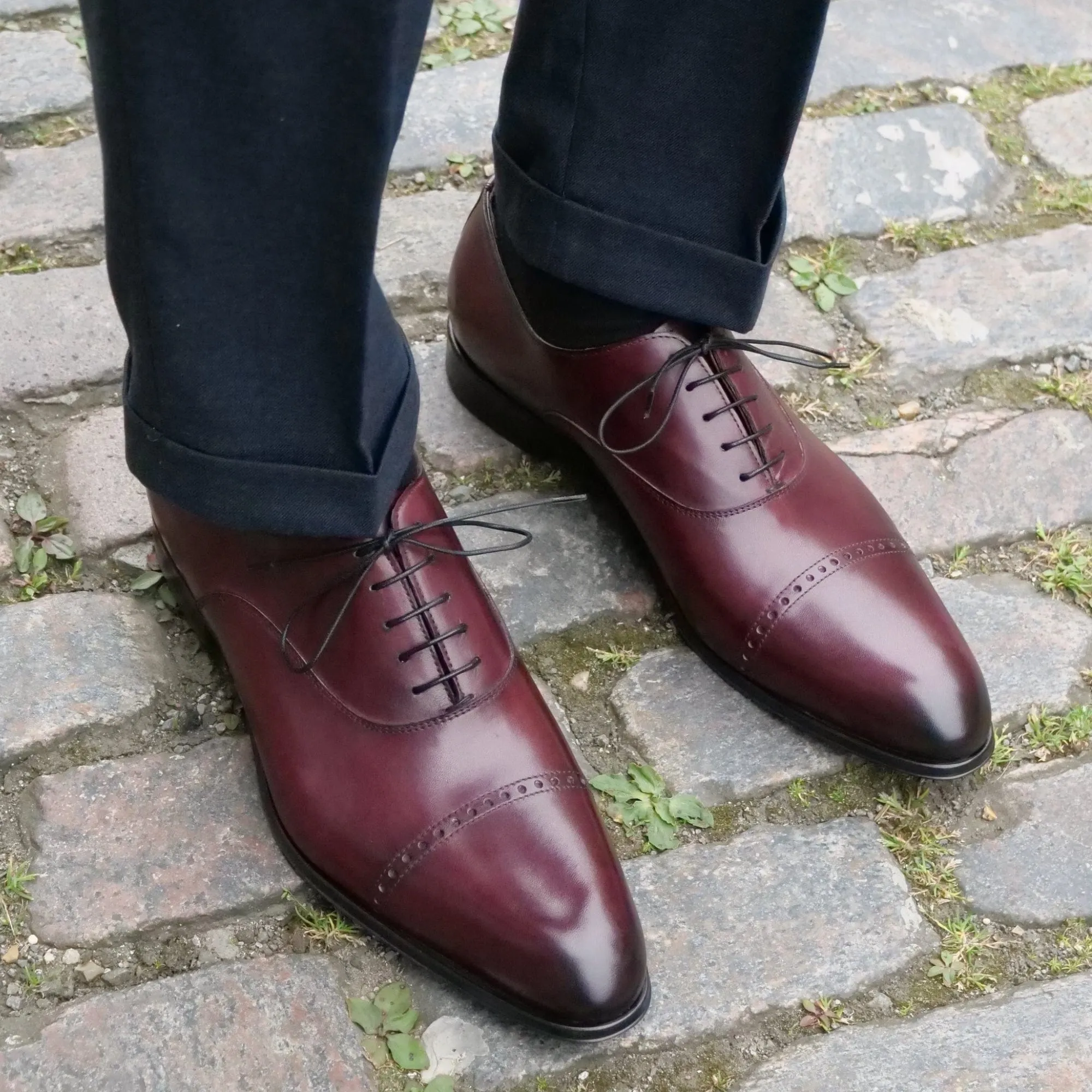Harrow Cap Toe Oxford Oxblood