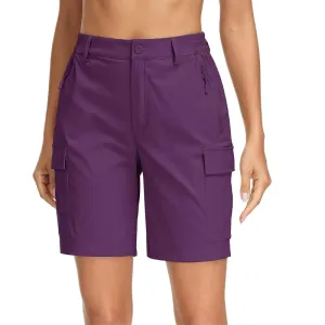 Hiking Cargo Shorts With Stretch And Multiple Pockets