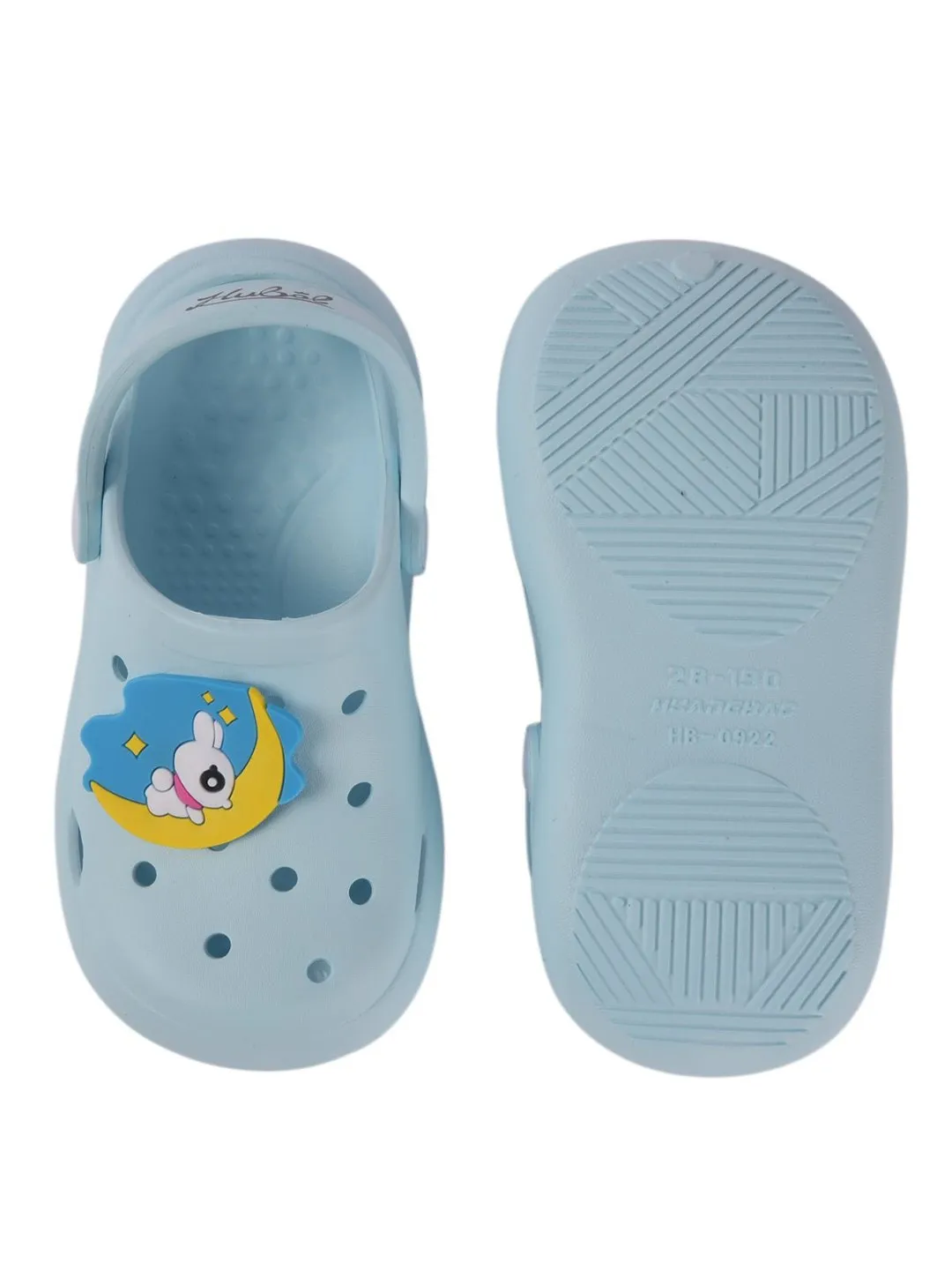Hop to Fun: Kids' Breezy Bunny Blue Clogs for Endless Play!