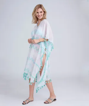 Kyana Maxi Coverup - Turquoise