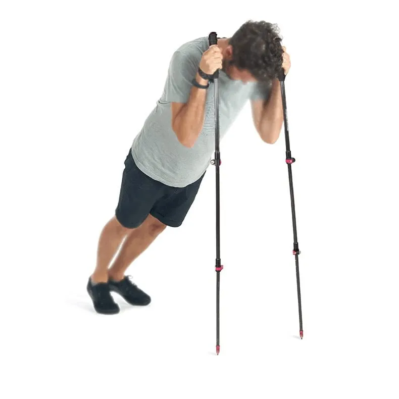 LUYILA Trekking Poles, Lightweight Telescopic Portable Carbon Fiber Hiking Stick