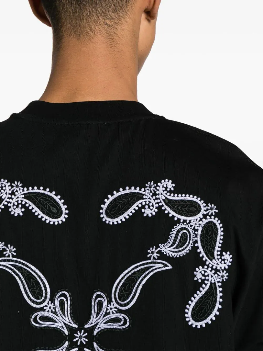 OFF-WHITE - Bandana Arrow Skate T-Shirt Black
