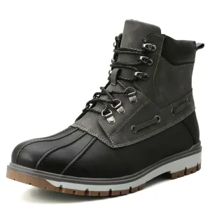 Outdoor Waterproof Men's Motorcycle Boots / Thick Plush Warm Snow Boots