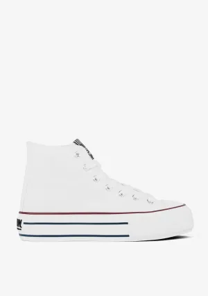 Sneakers Bay High Top Platform Ecru