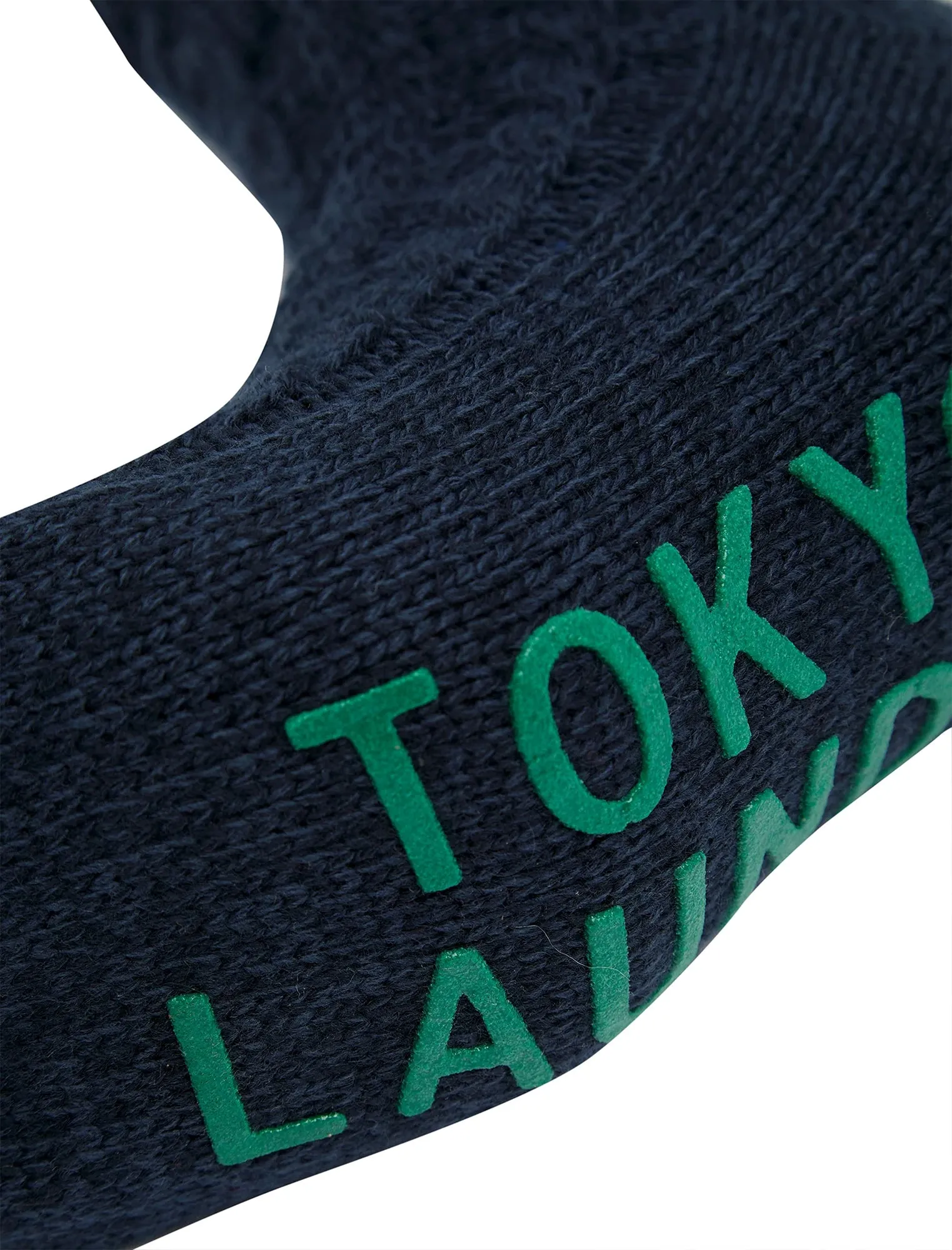 Tokyo Laundry Scoresby Borg Lined Slipper Socks - Green