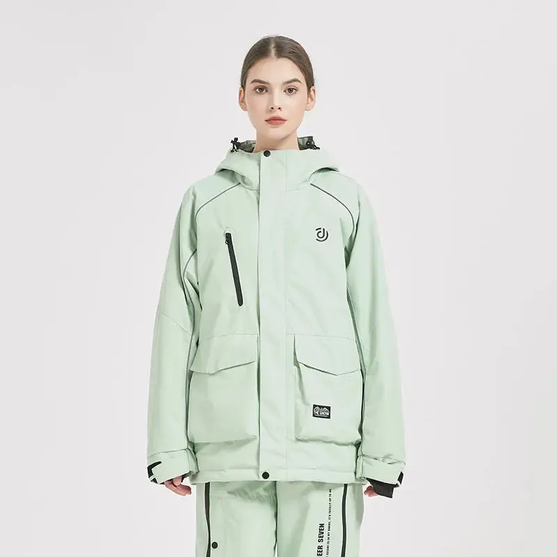 Women Outdoor Mountain Rider Snow Jacket