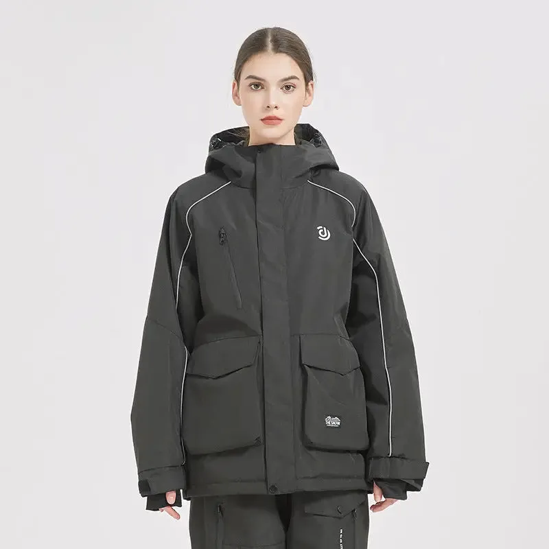 Women Outdoor Mountain Rider Snow Jacket