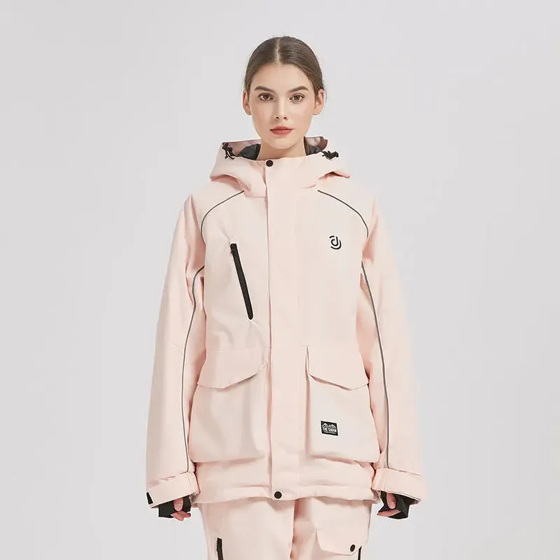 Women Outdoor Mountain Rider Snow Jacket
