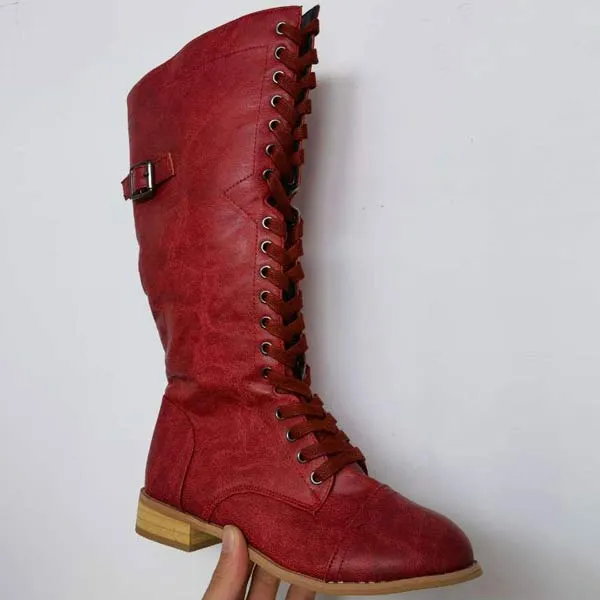 Women'S Fashion Low Heel High Cavalier Boots 46859883C
