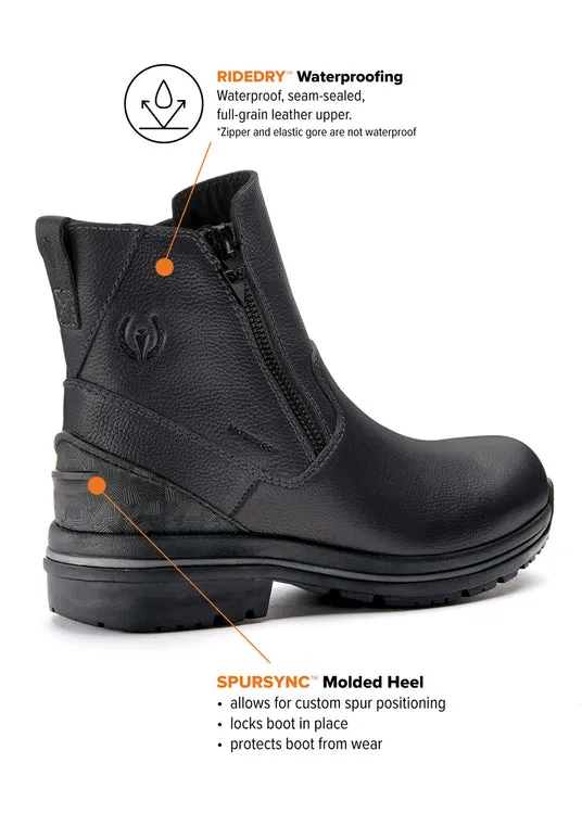 Woodstock Waterproof Barn Boot - Black